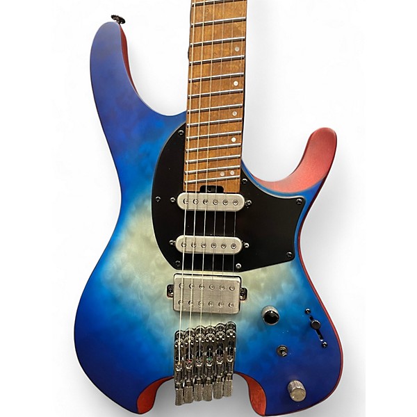 Used Ibanez QX54QM Midnight Blue Solid Body Electric Guitar