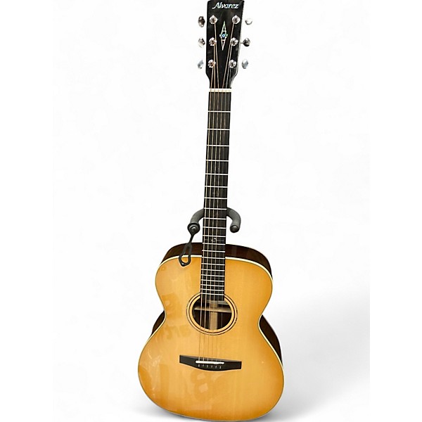 Used Alvarez LF70E Natural Acoustic Electric Guitar