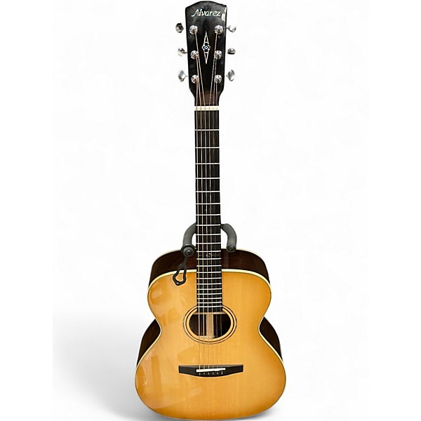 Used Alvarez LF70E Natural Acoustic Electric Guitar