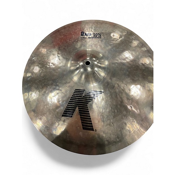 Used Zildjian 16in K Thin Dark Crash Brilliant Cymbal