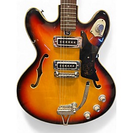 Used Teisco KEP 10T 3 Color Sunburst Hollow Body Electric Guitar
