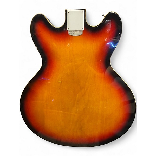 Used Teisco KEP 10T 3 Color Sunburst Hollow Body Electric Guitar