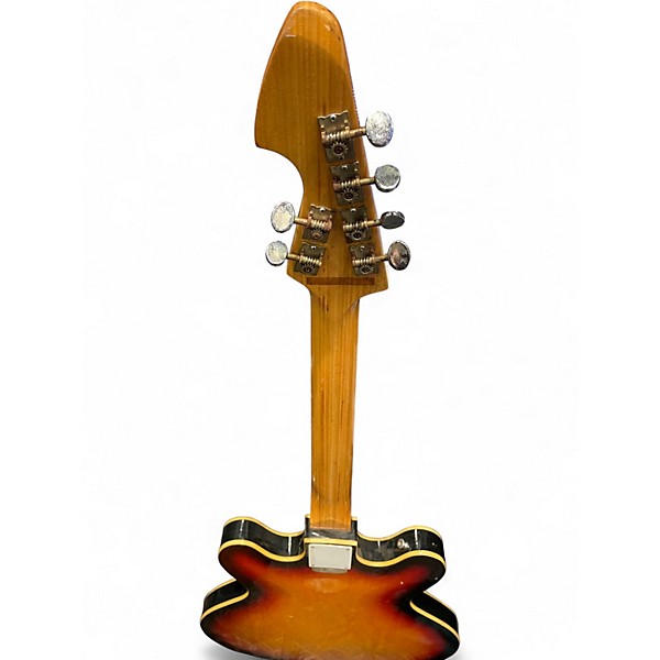 Used Teisco KEP 10T 3 Color Sunburst Hollow Body Electric Guitar