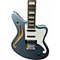 Used D'Angelico Premier Bedford SH Ice Blue Metallic Solid Body Electric Guitar
