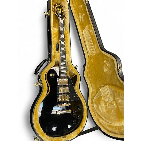 Used Epiphone Joe Bonamassa Les Paul Custom Black Beauty Ebony Solid Body Electric Guitar