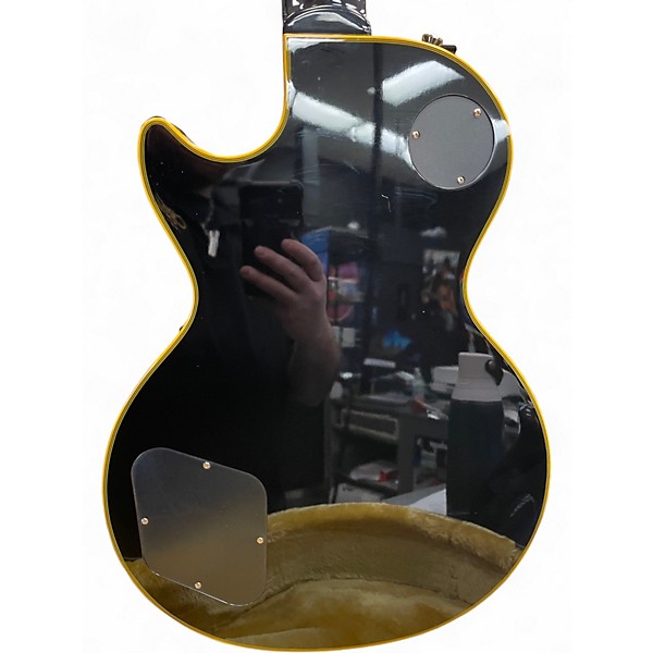 Used Epiphone Joe Bonamassa Les Paul Custom Black Beauty Ebony Solid Body Electric Guitar