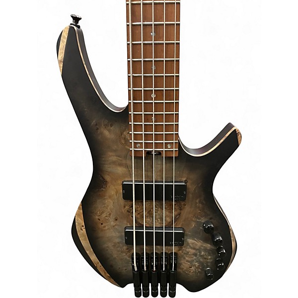 Used Cort SPACE 5 POPLAR BURL Electric Bass Guitar
