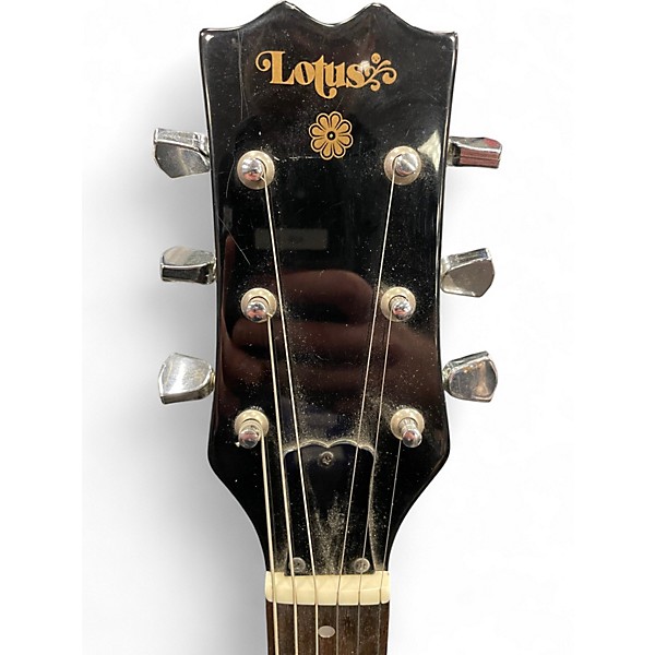 Used Lotus L505B Black Solid Body Electric Guitar