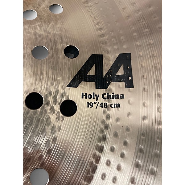 Used SABIAN 19in AA Holy China Brilliant Cymbal