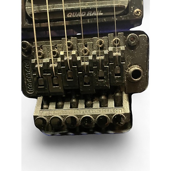 Vintage 1990s Kramer Baretta Metallic Blue Solid Body Electric Guitar