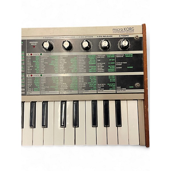 Used KORG MICROKORG Synthesizer