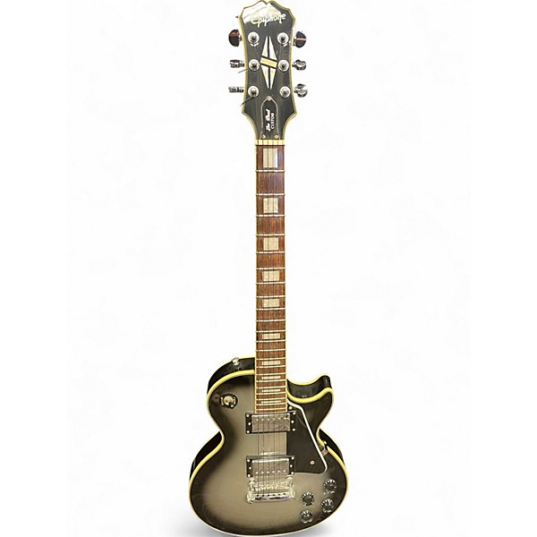 Used 2007 Epiphone Les Paul Custom Silverburst Solid Body Electric Guitar