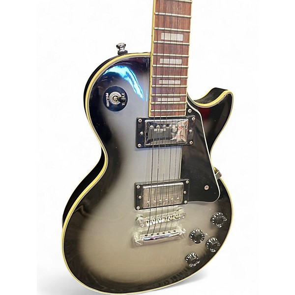 Used 2007 Epiphone Les Paul Custom Silverburst Solid Body Electric Guitar