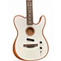 Used Fender Acoustasonic Player Telecaster Artic White Acoustic Electric Guitar