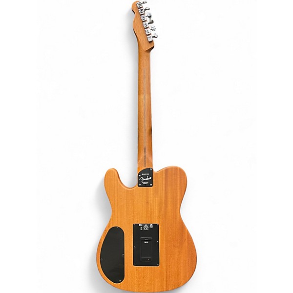 Used Fender Acoustasonic Player Telecaster Artic White Acoustic Electric Guitar