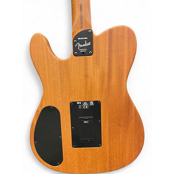 Used Fender Acoustasonic Player Telecaster Artic White Acoustic Electric Guitar