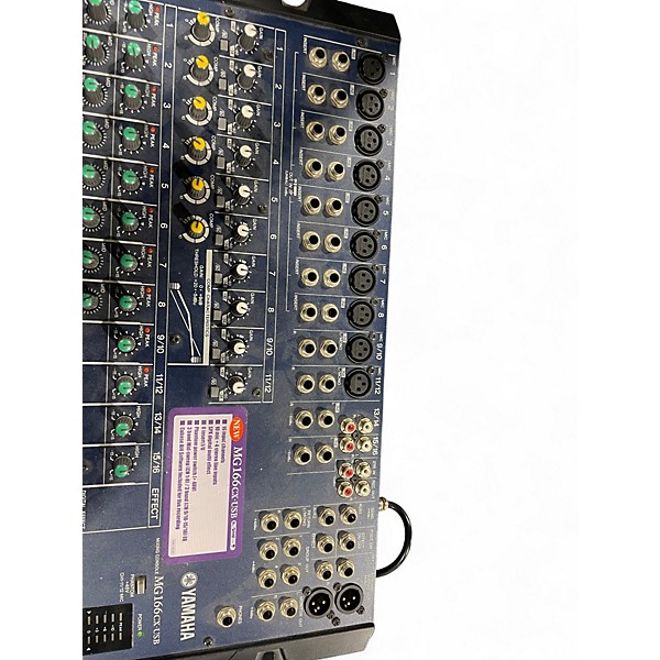 Used Yamaha MG166CXUSB Unpowered Mixer