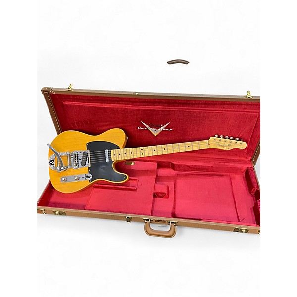 Used Fender Custom Shop '52 Relic Masterbuilt David Brown Butterscotch Solid Body Electric Guitar