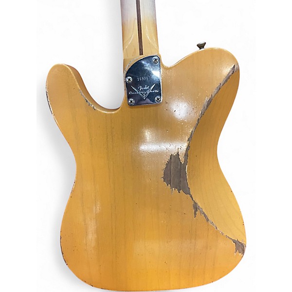 Used Fender Custom Shop '52 Relic Masterbuilt David Brown Butterscotch Solid Body Electric Guitar