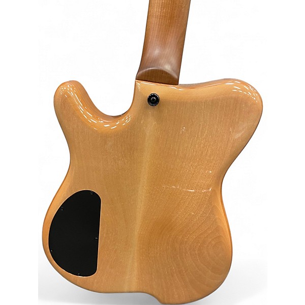 Used Kiesel Allan Holdsworth Signature Poplar Burl Cap Natural Solid Body Electric Guitar