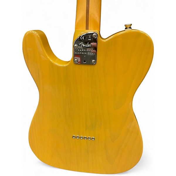 Used Fender American Professional II Telecaster Butterscotch Blonde Solid Body Electric Guitar