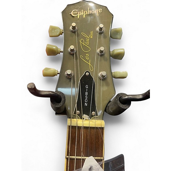 Used Epiphone Les Paul Standard Aqua Solid Body Electric Guitar