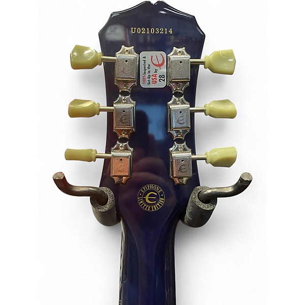 Used Epiphone Les Paul Standard Aqua Solid Body Electric Guitar