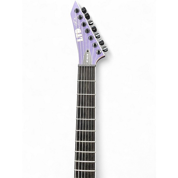 Used ESP LTD SC607B 7 String Baritone Purple Solid Body Electric Guitar