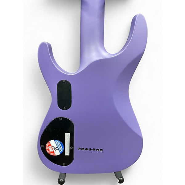 Used ESP LTD SC607B 7 String Baritone Purple Solid Body Electric Guitar