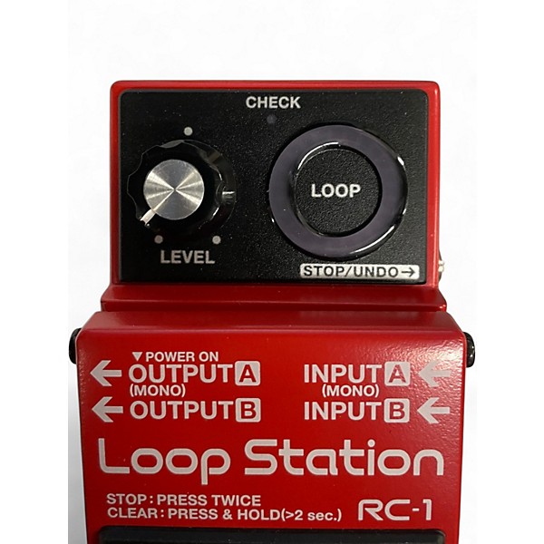 Used BOSS RC1 Loop Station Pedal