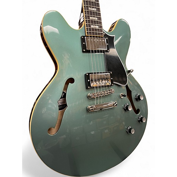 Used Heritage Custom Core Collection H-535 Pelham Blue Hollow Body Electric Guitar