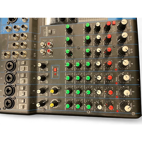 Used Yamaha MG10XU 10 Channel Mixer with Effects Unpowered Mixer