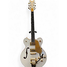 Used 2024 Gretsch Guitars G6636TDC-WHT WHITE Hollow Body Electric Guitar