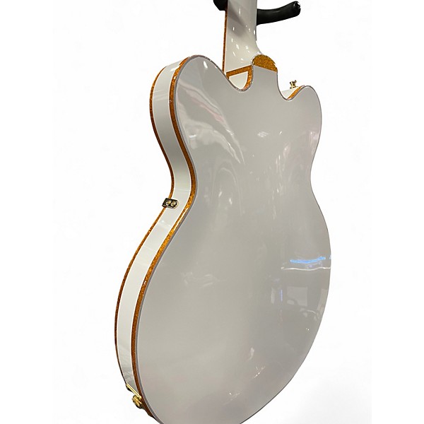 Used 2024 Gretsch Guitars G6636TDC-WHT WHITE Hollow Body Electric Guitar