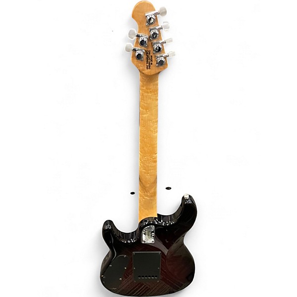 Used Ernie Ball Music Man JP6 John Petrucci Signature Crimson Red Burst Solid Body Electric Guitar