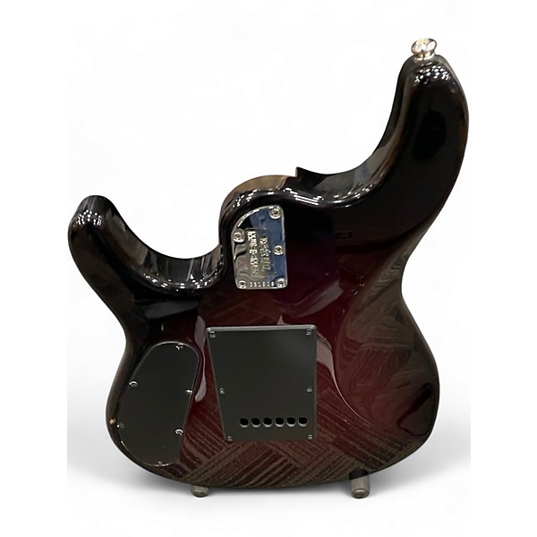 Used Ernie Ball Music Man JP6 John Petrucci Signature Crimson Red Burst Solid Body Electric Guitar