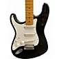 Used Fender American Standard Stratocaster Black Solid Body Electric Guitar
