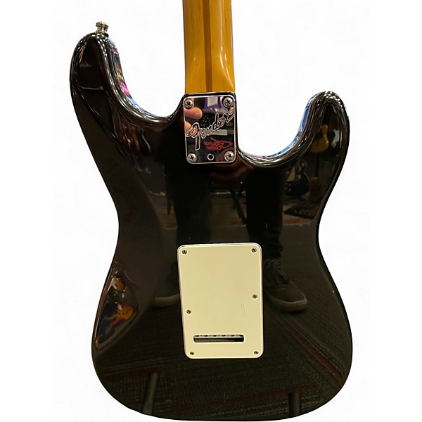 Used Fender American Standard Stratocaster Black Solid Body Electric Guitar