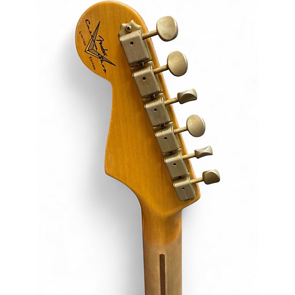 Used Fender 1954 70th Anniversary Custom Wide Fade Jrn Relic Starocaster 2 Color Sunburst Solid Body Electric Guitar