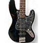 Used Squier JAZZ BASS Black Electric Bass Guitar