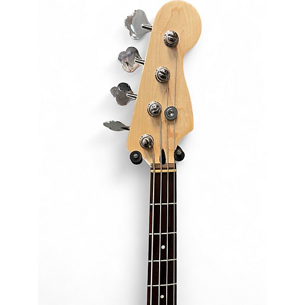 Used Squier JAZZ BASS Black Electric Bass Guitar