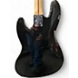 Used Squier JAZZ BASS Black Electric Bass Guitar