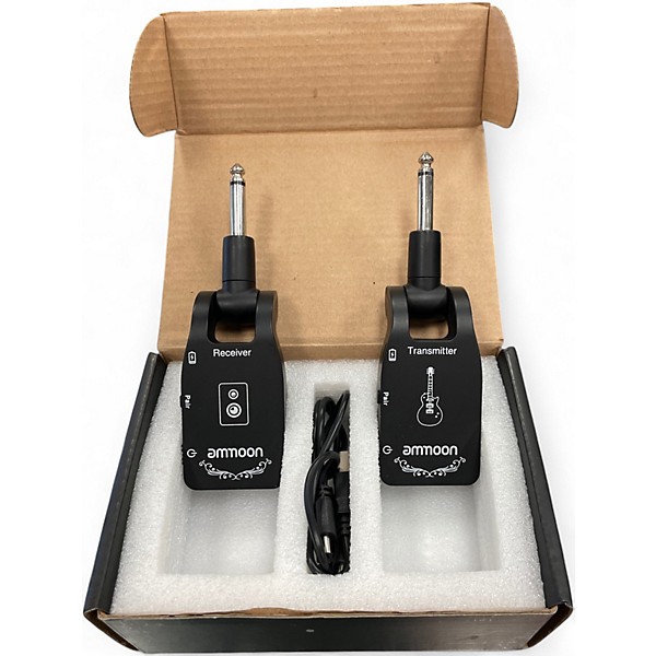 Used Ammoon 2.4GHZ WIRLESS GUITAR SYSTEM Instrument Wireless System