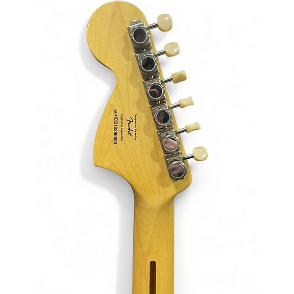 Used Squier Vintage Modified 70s Stratocaster Yellow Solid Body Electric Guitar