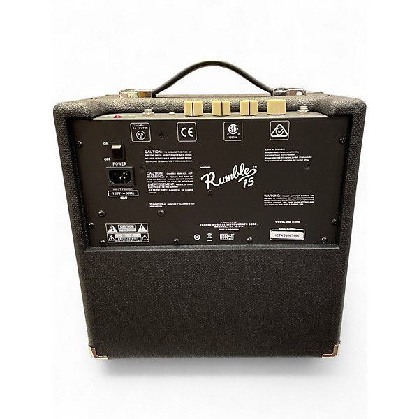 Used Fender Rumble 15 15W 1X8 Bass Combo Amp