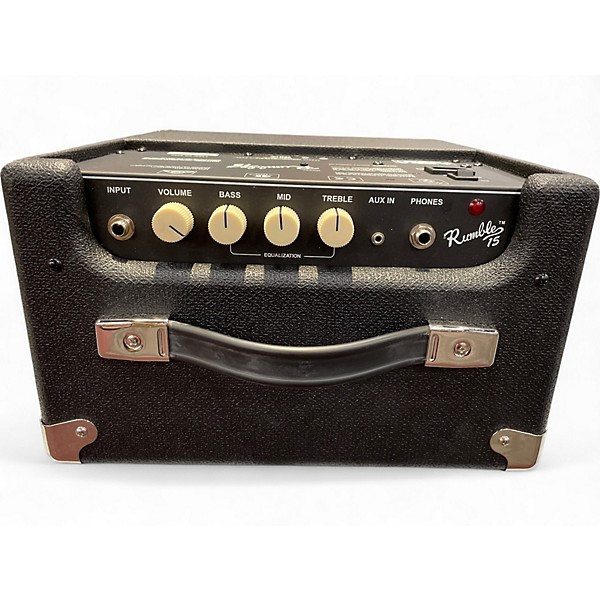Used Fender Rumble 15 15W 1X8 Bass Combo Amp