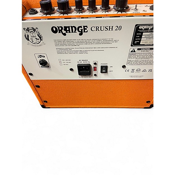 Used Orange Amplifiers Crush 20RT 20W Guitar Combo Amp
