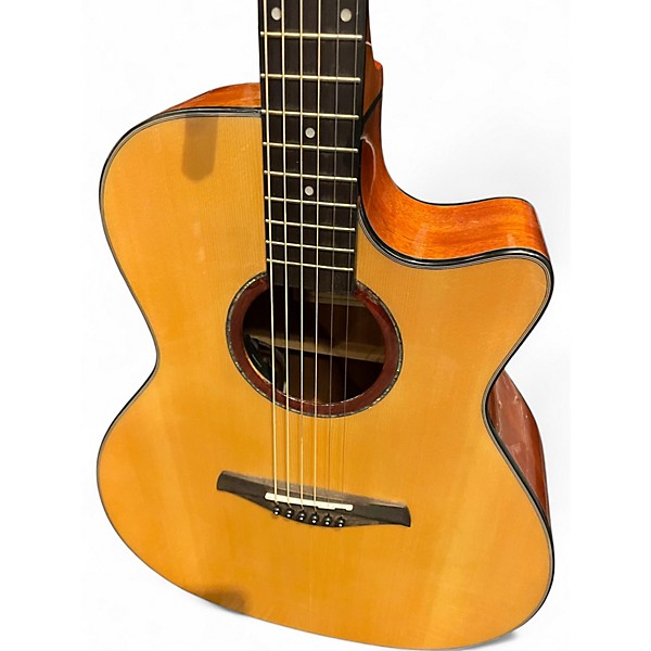 Used Lawson Guitars YWHW-GA Natural Acoustic Electric Guitar