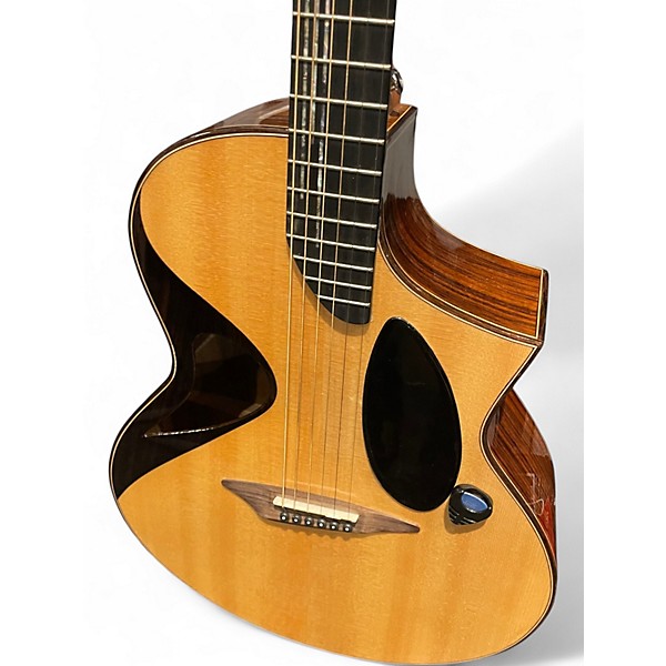 Used Lawson Guitar JD-610 Natural Acoustic Electric Guitar