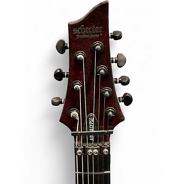 Used Schecter Guitar Research Apocalypse Candy Apple Red Solid Body Electric Guitar